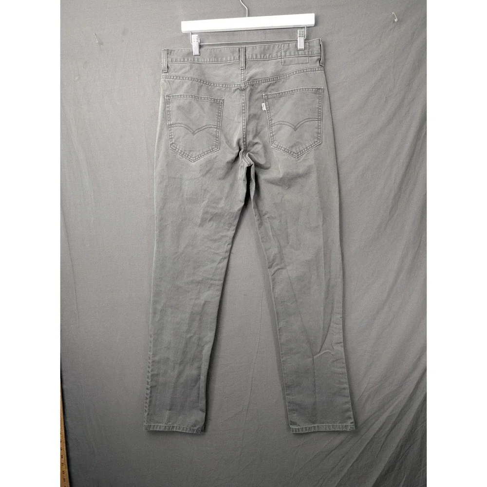 Levi Strauss & Co Mens Gray 511 Slim Fit Chino Pants Size 34x34